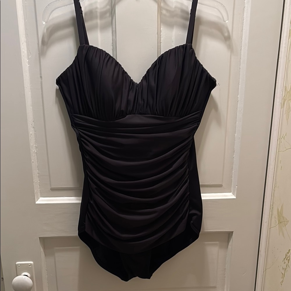 Miraclesuit Classic Black Swimsuit